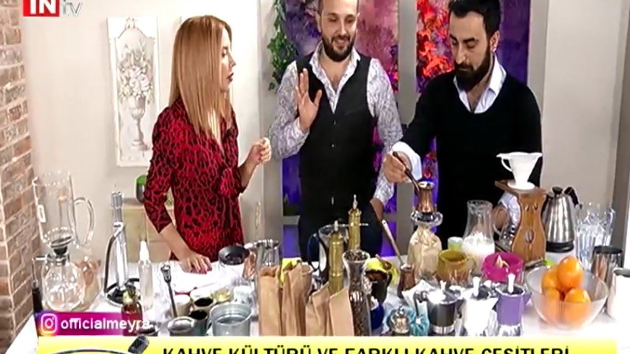 1 AN TV’DE  UZMAN BARİSTA LEZZETLİ TARİFLERİNİ ANLATTI