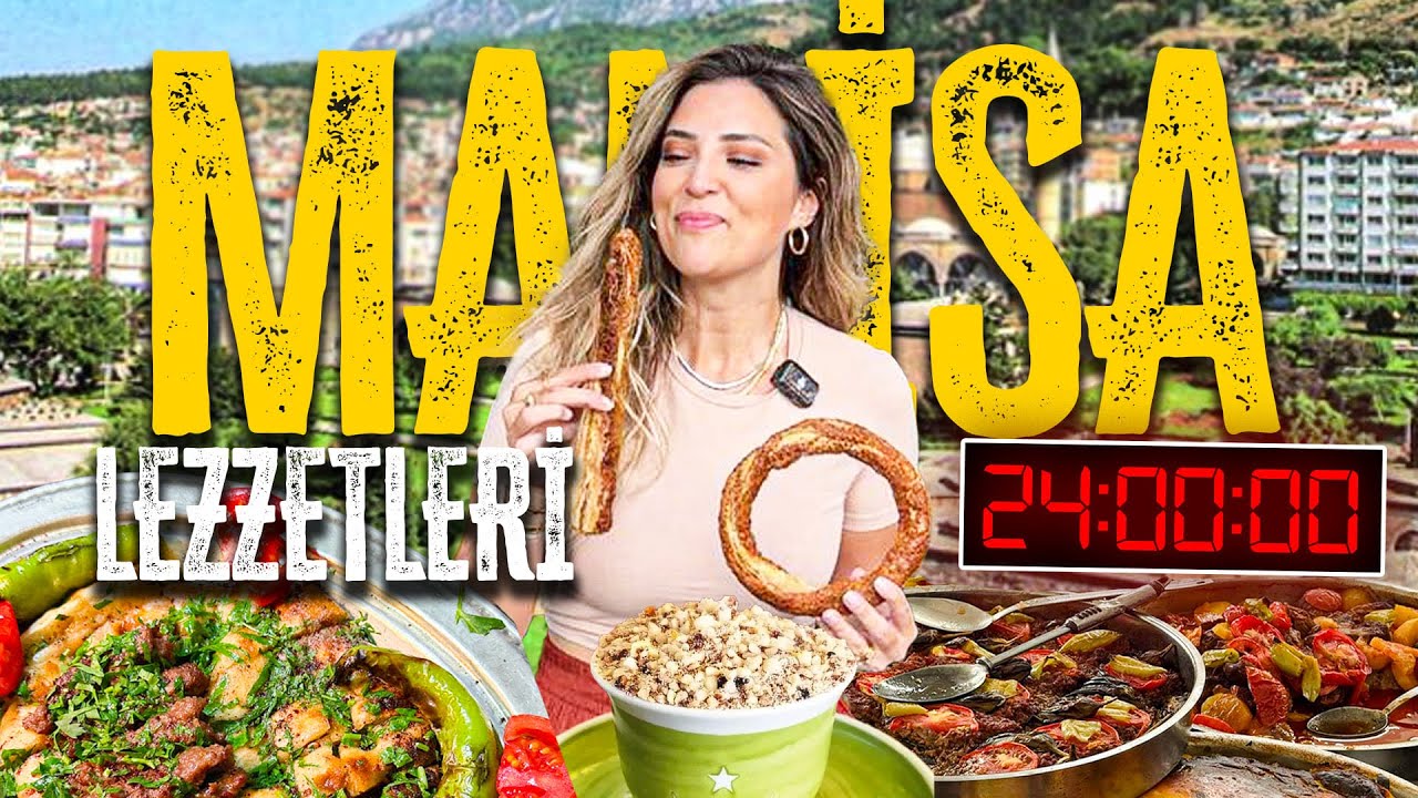 1 GÜNDE MANİSA LEZZETLERİ BİRİ HARİÇ HEPSİNİ DENEYİN 😅