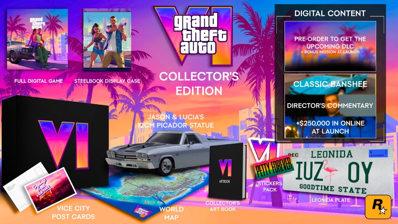 Что войдет в коллекционное издание GTA 6?