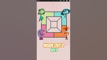 Digital color mixing:Insideout 2 characters colormixing #colormixing #procreate #insideout2 #colors