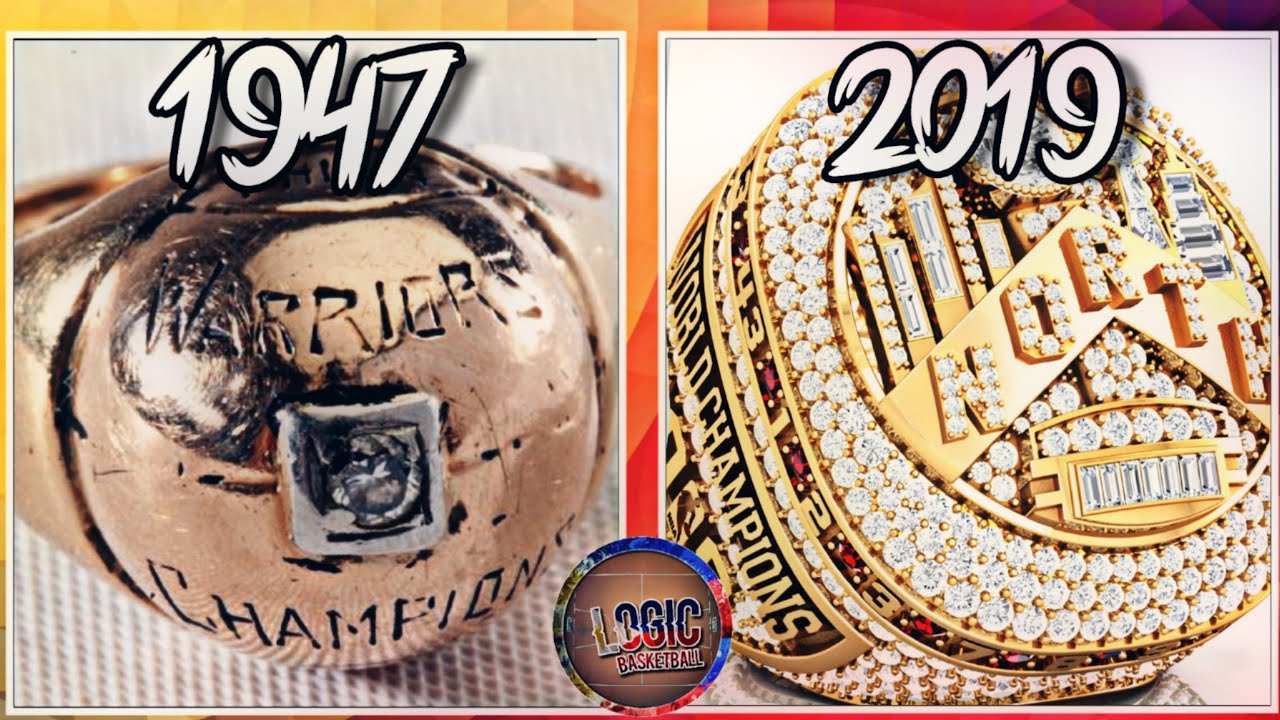 NBA Championship Rings Through The Years (1947 - 2019) 