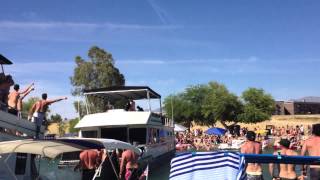 Lake Havasu Houseboat In The Channel Lake Havasu Houseboat In The Channel