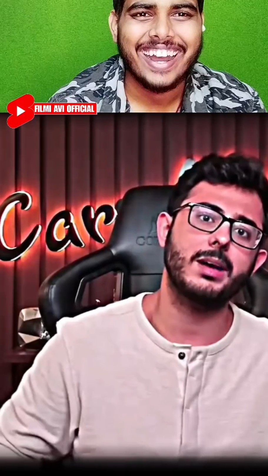 Carryminati Roast Ashish chanchlani and Bhuvan Bam | Reaction Video | #shorts #remix