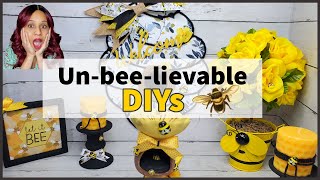 Unique Bee Decor Ideas to Brighten Your Space  | Dollar tree DIY | Dollar tree bee decorations diy