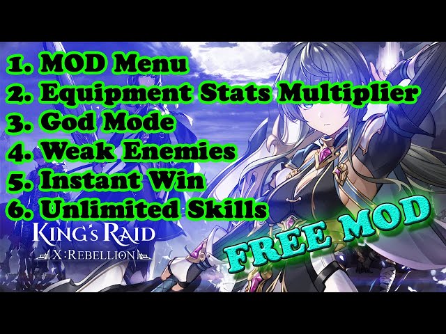 King'S Raid (Kings Raid) 4.30.1 Mod Menu Apk | Skills | Stat Multiplier |  Instant Win | God Mode | - Youtube