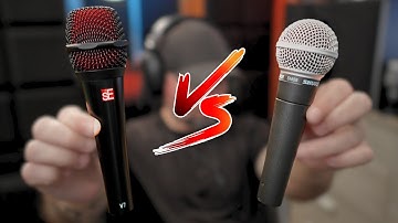 SM58 Vs The SE V7 - Spoken Word Microphone Comparison