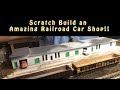 Scratch Build Model Railroad Car Shops.  Easy, fun & save money!