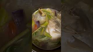 Sinigang na pompano ️#fishsoup #short #filipinodish