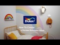 How to Create A Rainbow Effect - Children Wall Art | Dulux