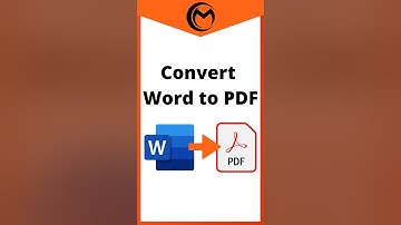 Hoe u Word naar PDF converteert