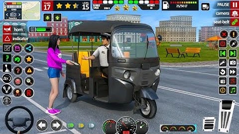 Tuk Tuk Auto Rickshaw 3D Games Simulator 2023// Androd GamePlay//by@kingofgamingpro #gaming