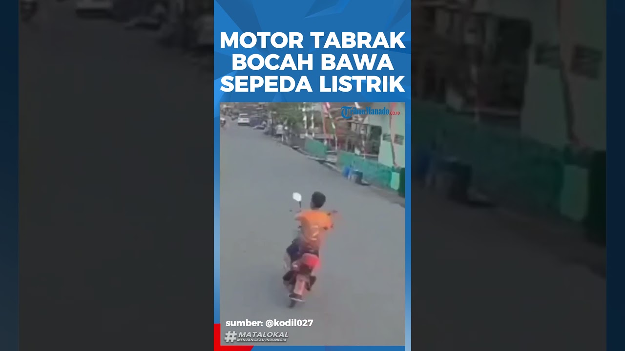 MOTOR TABRAK BOCAH BAWA SEPEDA LISTRIK