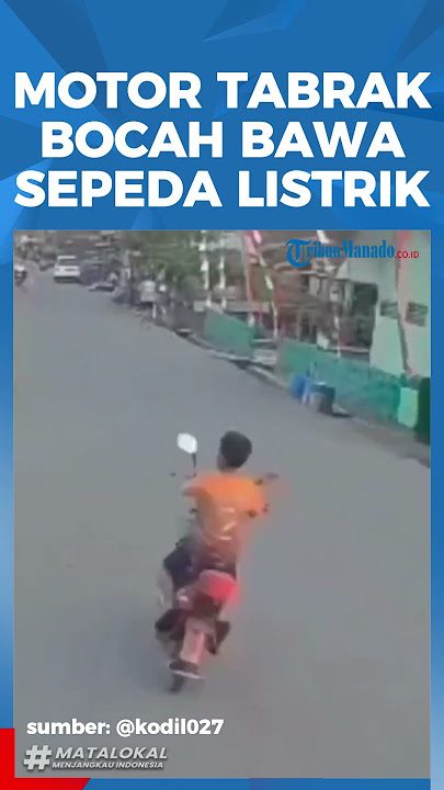 MOTOR TABRAK BOCAH BAWA SEPEDA LISTRIK