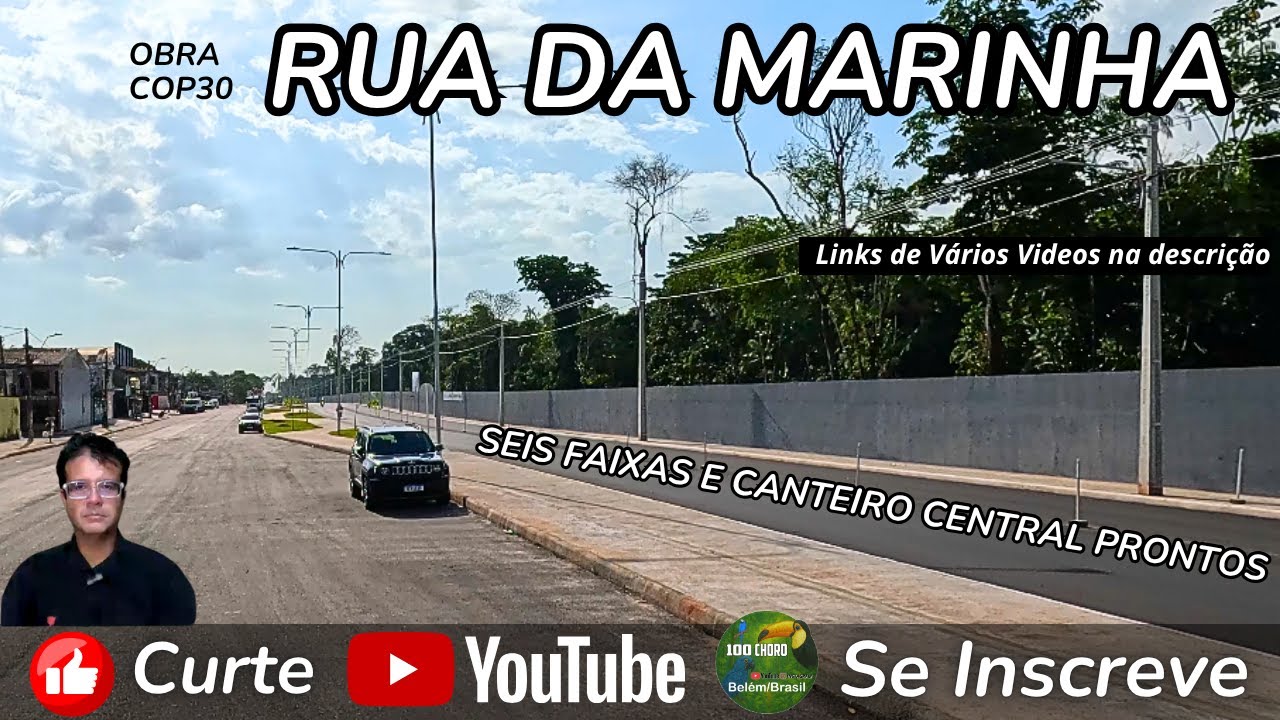 RUA da MARINHA primeiro trecho, dois sentidos prontos, OBRA DE ...