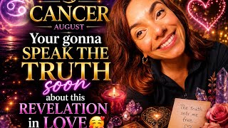 Cancer ♋️ August “ Your gonna speak the truth soon about this revelation in love 🥰  screenshot 5