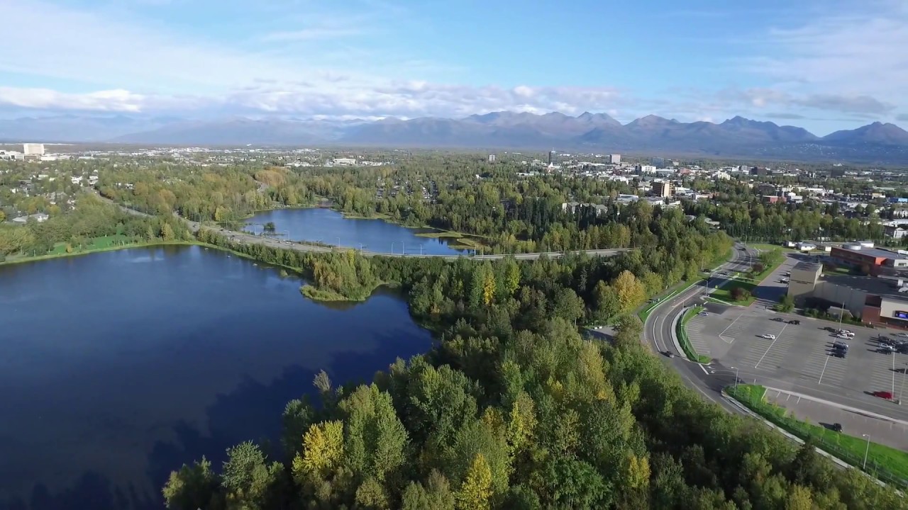 Alaska - Anchorage - WestChester Lagoon - drone flight - DJI Inspire 1