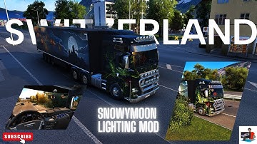 #ets2 #ets2gameplay Halloween Delivery in Switzerland | Snowymoon ETS2 Realistic Gameplay
