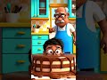 Chocolate Cake Disaster 😂🍰 Funny Cartoon Prank #cartoon #animation #animation #cartoonshorts #cat