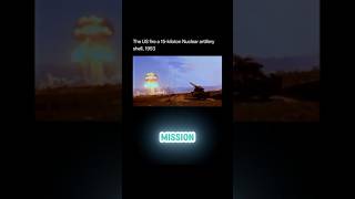 Atomic Annie, the only nuclear artillery canon #shorts