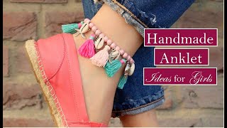 DIY Beaded Anklet | How To Make Anklet At Home | DIY Navratri Jeweley Ideas | Creation&you