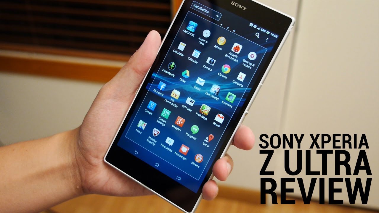 Voetzool voetstappen Stoffig Sony Xperia Z Ultra Review - YouTube