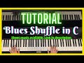 How to play piano blues shuffle in c by arthur migliazza