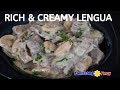 Rich and Creamy Lengua in White Sauce