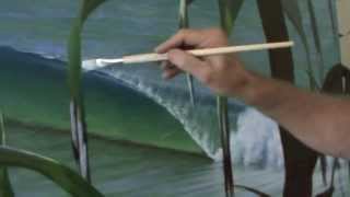 Painting Waves - Dry Brush Technique | Over The Shoulder with Mark Waller