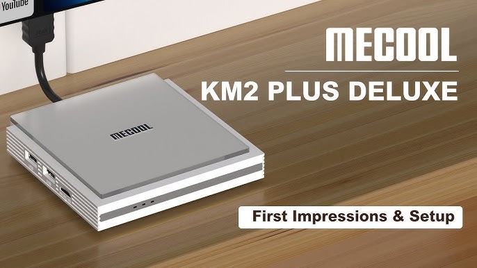 MECOOL KM2 PLUS DELUXE Smart TV Box 4G 32G WiFi6 1000M Android TV Box 4K