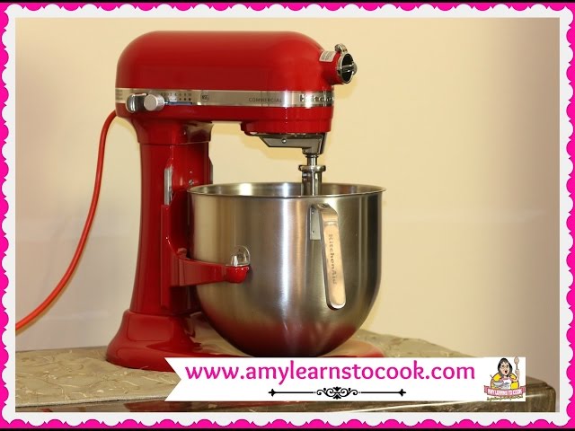 KitchenAid Commercial 8 Quart Stand Mixer Review ~ Basic Sandwich Bread ~  Amy Learns to Cook 