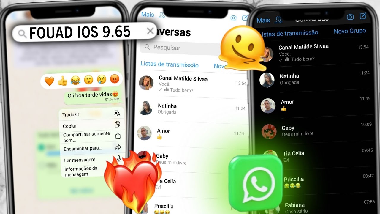 SAIU🔥 FOUAD IOS V9.65 ATUALIZADO/ WHATSAPP IGUAL IPHONE NO ANDROID 2023 ...