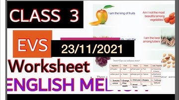 CLASS 3EVS WORKSHEET/23 November 2021/eduteacherkerala