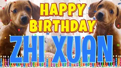 Happy Birthday Zhi Xuan! ( Funny Talking Dogs ) What Is Free On My Birthday