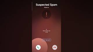 Suspicious Spam call number