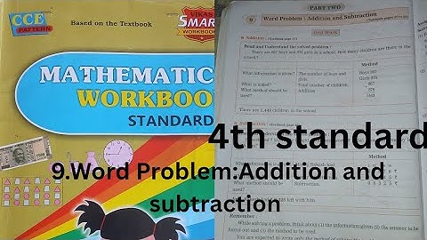 9.Word Problem:Addition and subtraction|solving word Problem#trending#4th standard#viral 