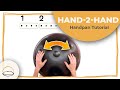 Leons de handpan jeu  deux mains