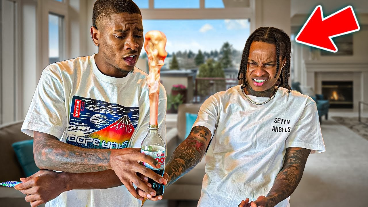 Я ПОДБАЛ МЕНТОС В ДИЕТИЧЕСКУЮ КОЛУ НА ДЖАЗЕ🍾💦 *она очень разозлилась