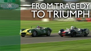 From last to first: Lister Jaguar 'Knobbly' overtake compilation