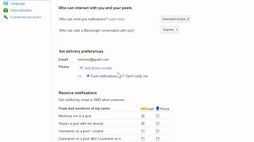 Google+: Managing your notifications