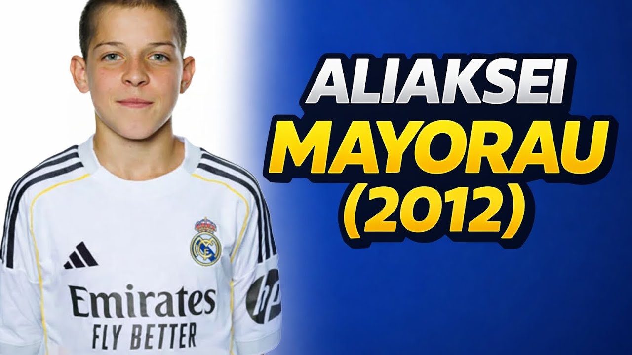 Aliaksei Mayorau - Future Star ⭐ - Best Goals and Skills 25/26 💎Real Madrid