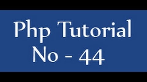 php tutorials for beginners - 44 - create table in php mysql