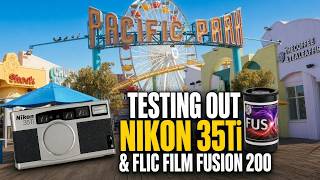 Testing  the Nikon 35Ti with Flic Film Fusion 200 at Santa Monica Pier