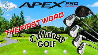 Callaway Apex Pro Series 2024 Lineup - The First Word! - YouTube
