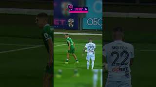 Гол пʼяткою забило Полісся😱 #футбол #полісся #shorts