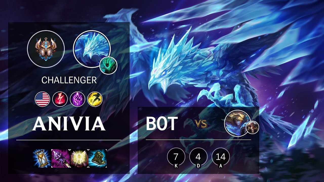 Anivia Bot vs Ezreal - NA Challenger Patch 10.13