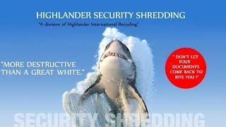 Highlander International Security Shredding Open Day East Kilbride Glasgow