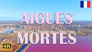 Aigues-Mortes, 4k walking tour, Pink salt ponds, Ramparts, La Cure Gourmande, France