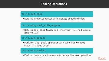 Practical Convolutional Neural Networks: Convolution Pooling Operations in TensorFlow | packtpub.com