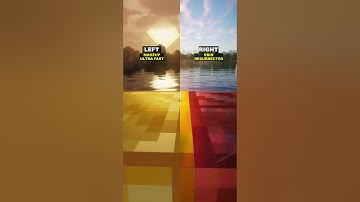 Minecraft Shaders: Makeup or Ebin Resurrected? ↔️ #shorts