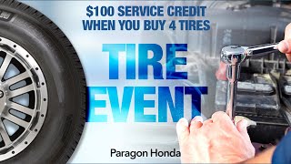 YOU HAVE NO ID - Tire Promo at Paragon Honda